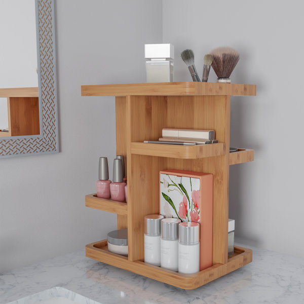 Lavish Home Rotating Rectangular Tabletop Makeup Organizer & Reviews Wayfair Canada